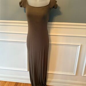 SKIMS olive Maxi Dress